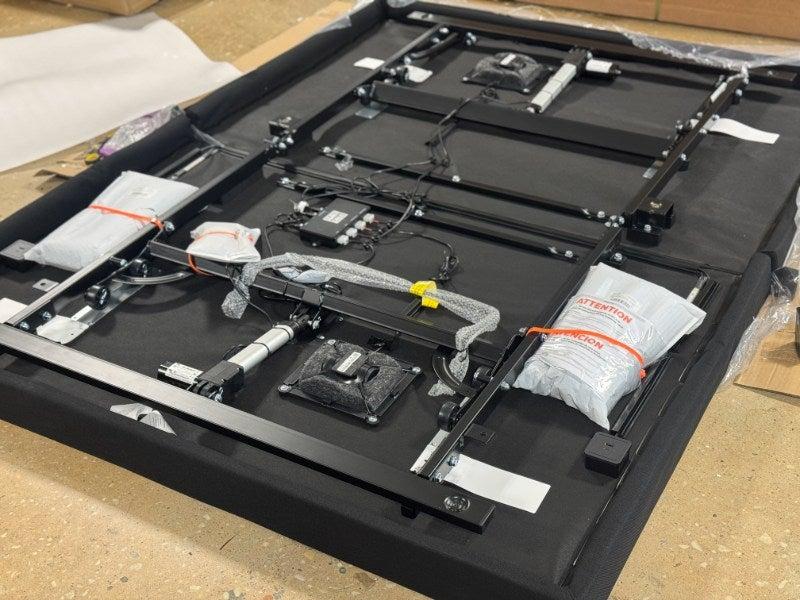 An unassembled DreamCloud Classic Adjustable Bed Frame