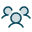 icon of three people