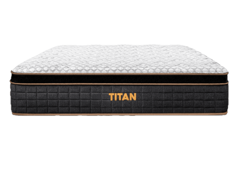 The Titan Plus Elite matress against a white background