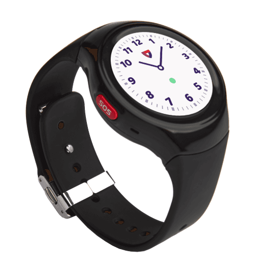 Medical Guardian MGMove Smartwatch showing a clock face