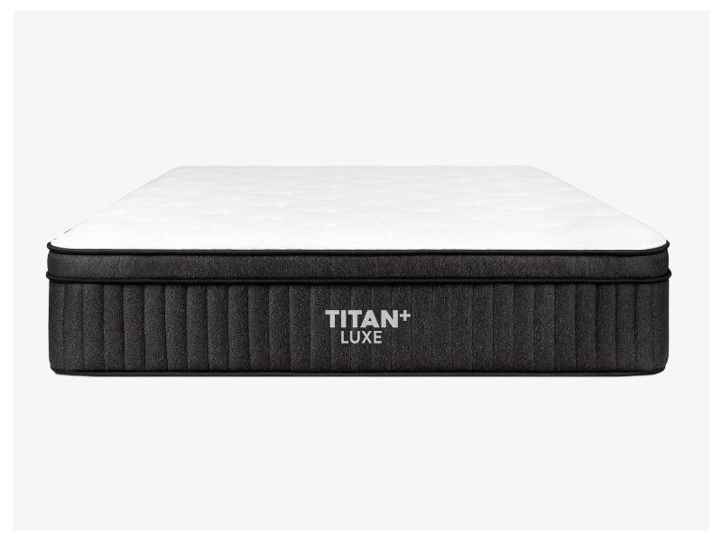 The Titan Plus Luxe mattress on a white background