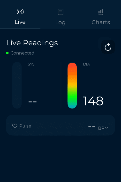 A screenshot of the Oxiline XS Pro app