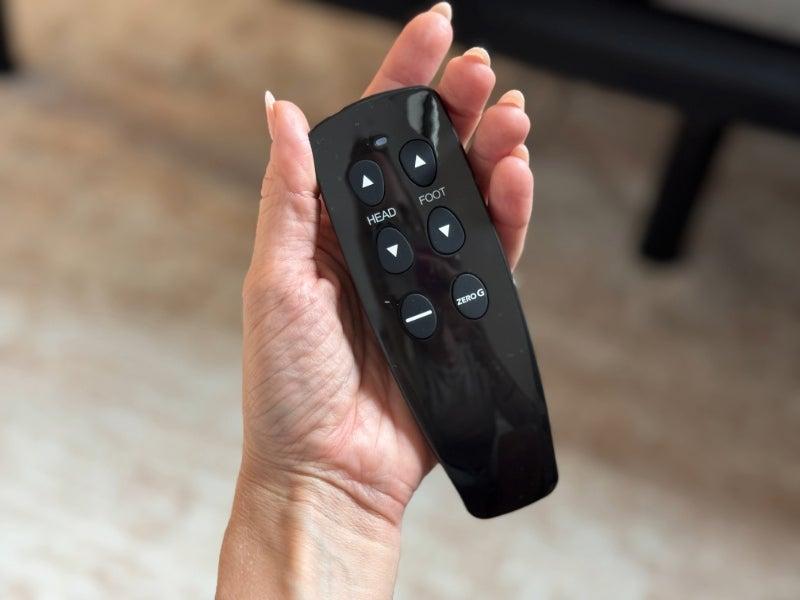 The Brooklyn Bedding Ascension Luxe Adjustable Base remote