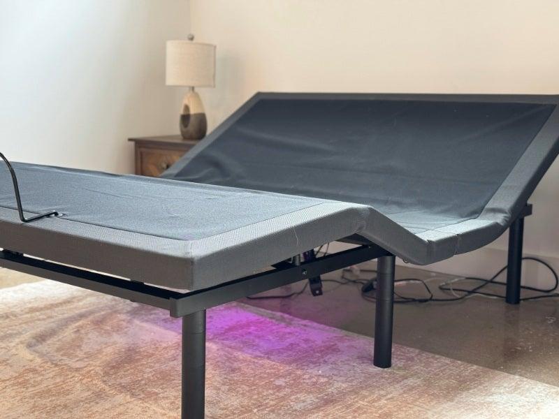 The Brooklyn Bedding Ascension Luxe Adjustable base in Zero Gravity position