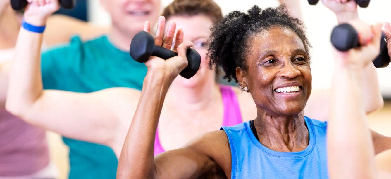 The COVID-19 shutdown of in-person exercise classes led to innovations with the EnhanceFitness program to help bring this falls prevention and physical fitness class to older rural adults.
