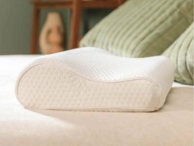 The TEMPUR-Pedic neck pillow.