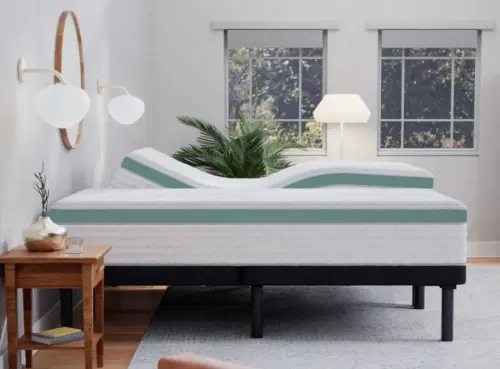 Helix adjustable split king mattresses and bed frame