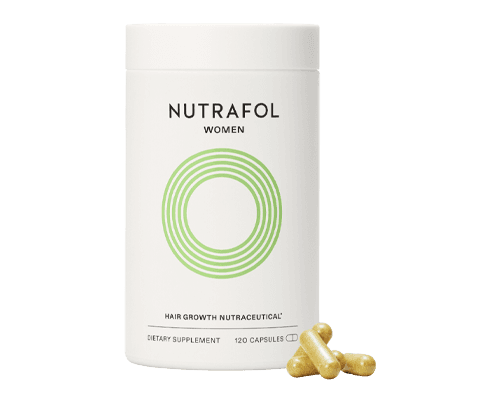 Nutrafol Women supplements and bottle